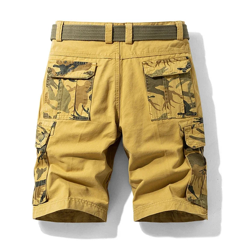 New Summer Men Cotton Cargo Shorts Men Fashion Breeche Bermuda Beach Jogger Shorts Men Tactical Casual Shorts Male Dropshipping - Jack Hafford