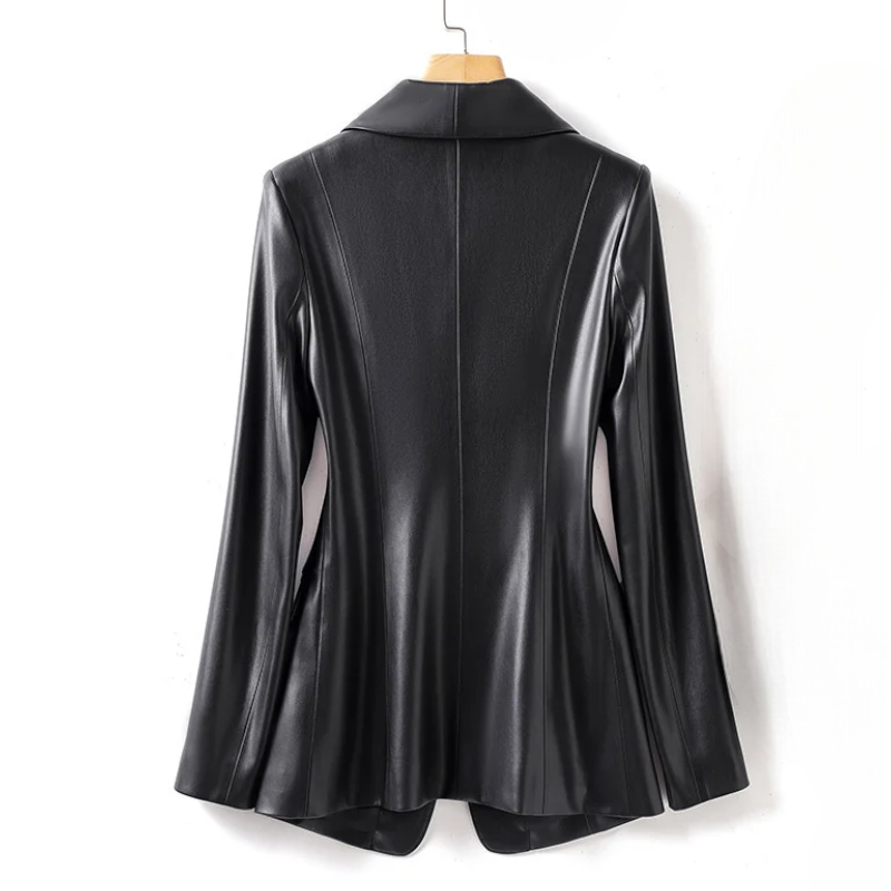 Delinda Leather Blazer - Jack Hafford