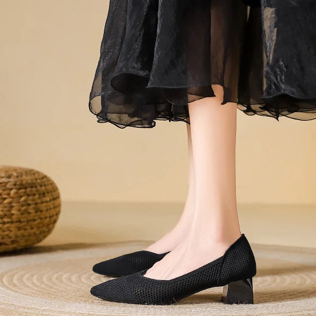 Savina Block Heel Pumps - Jack Hafford