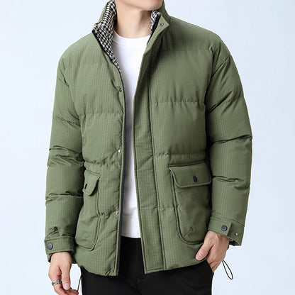 Lorenzo Grid Puffer Jacket