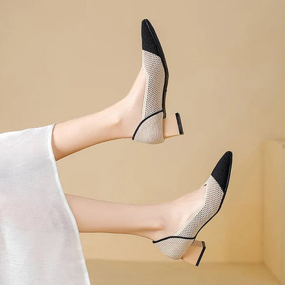 Savina Block Heel Pumps - Jack Hafford