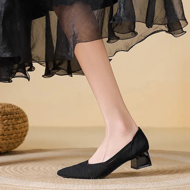 Savina Block Heel Pumps - Jack Hafford