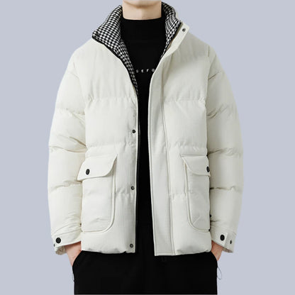 Lorenzo Grid Puffer Jacket