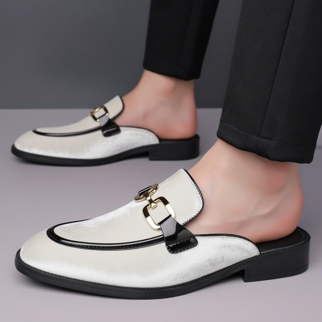 Daro Velvet Mule Loafers