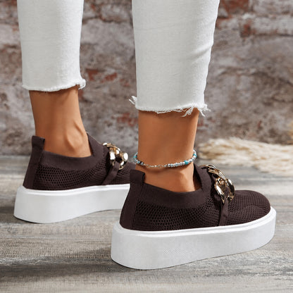 Macamia Knit Platform Sneakers