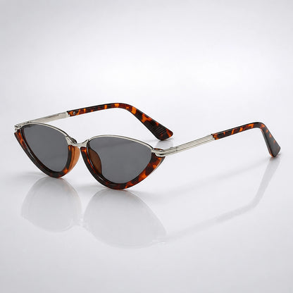 Belvara Cat-Eye Sunglasses — Bean Flower Frame Gray Piece (sunglasses hero)