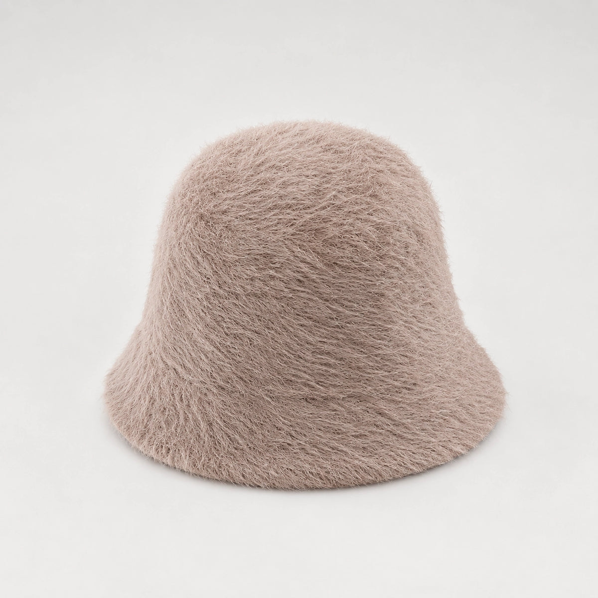 Beloria Rabbit Fur Bucket Hat — Beige (headwear solo alt)