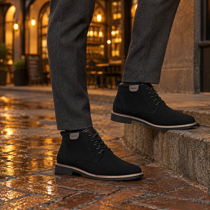 Halcourt Chukka Boots — Black (footwear environment 1)