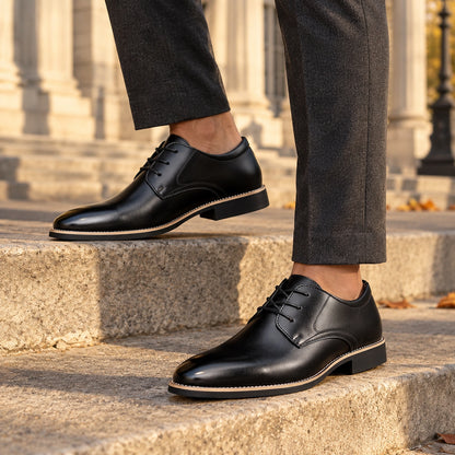 Darlow Leather Derby Oxfords — Black (footwear environment 1)