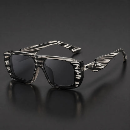 Glaivo Rivage Sunglasses — Black Stripe Gray (studio solo cell1)