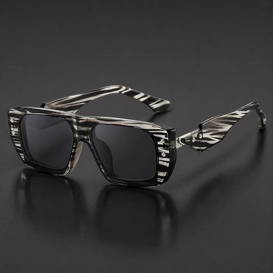 Glaivo Rivage Sunglasses — Black Stripe Gray (studio solo cell1)