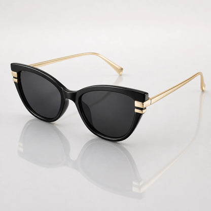 Pelara Cat-Eye Sunglasses — Black (sunglasses hero)