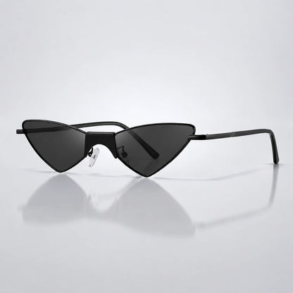 Delara Cat-Eye Sunglasses — Black (sunglasses hero)