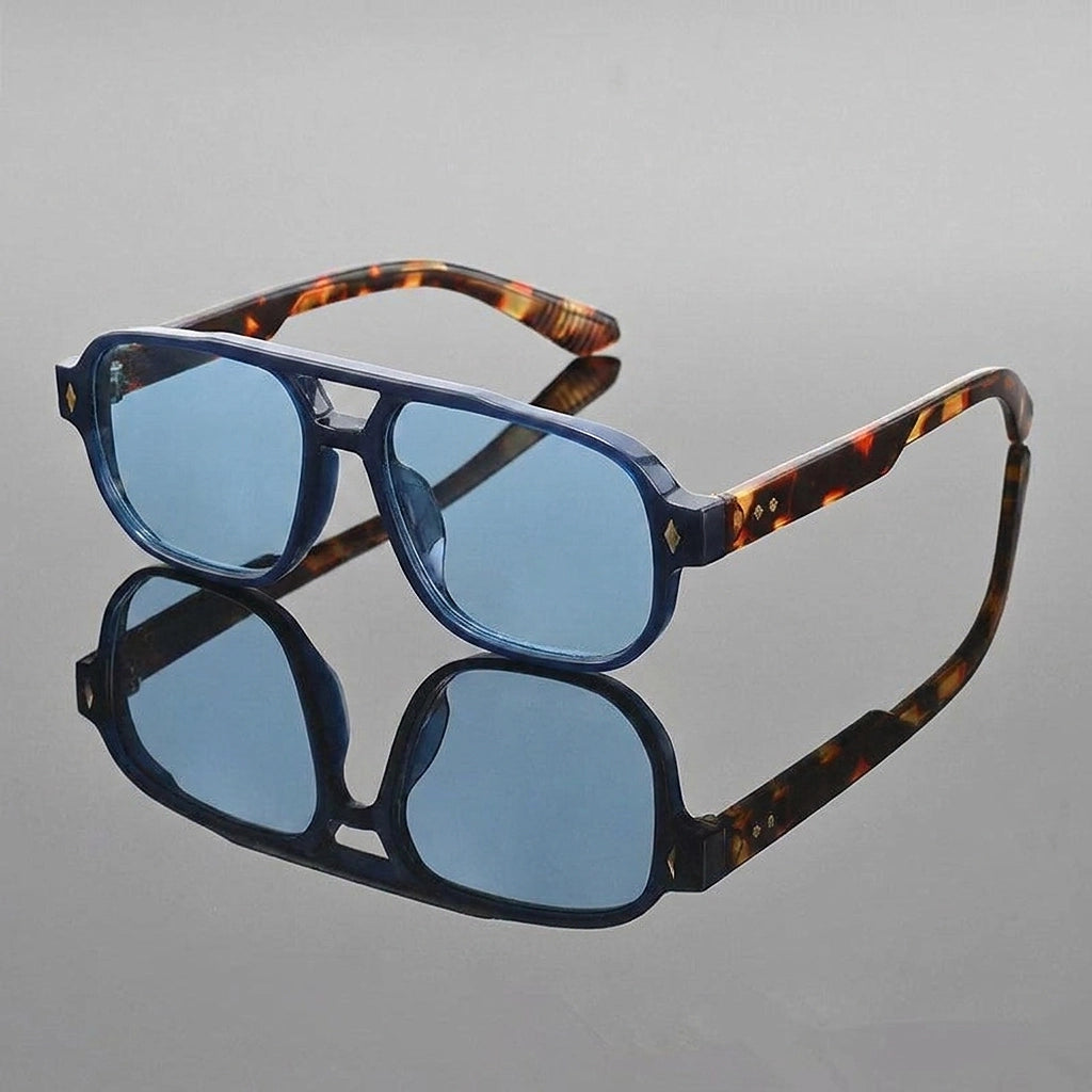 Quelro Aviator Sunglasses — Blue (match anchor 1)