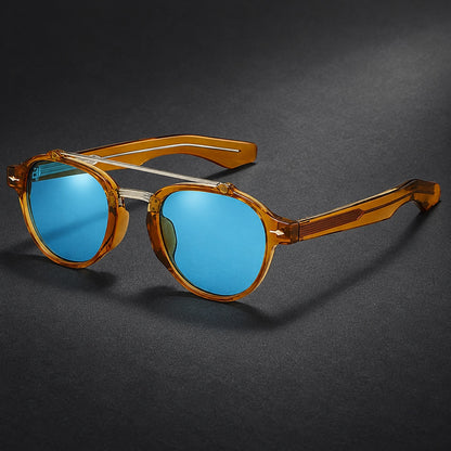 Dauro Phobyx Sunglasses — Brown/blue (sunglasses hero)