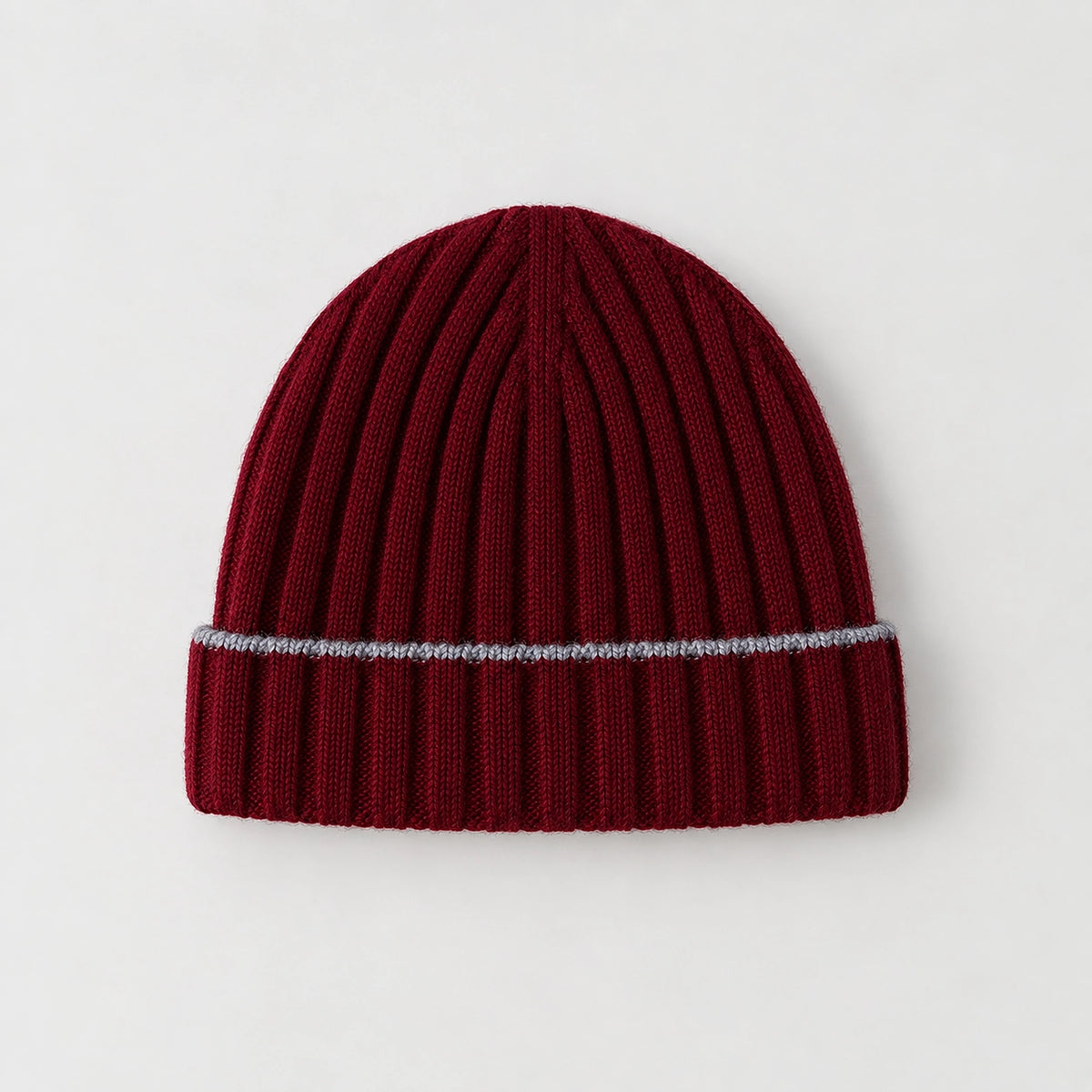 Dalton Wool Beanie — Burgundy (headwear solo alt)