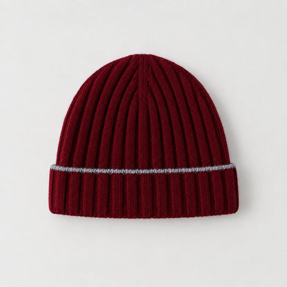 Dalton Wool Beanie — Burgundy (headwear solo alt)