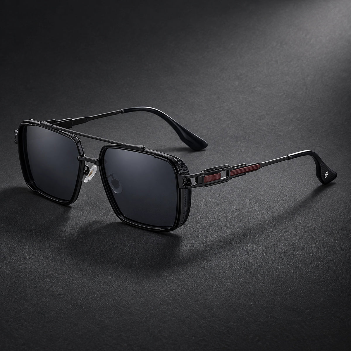 Halcor Mavio Sunglasses — C1 Black All Gray (sunglasses hero)