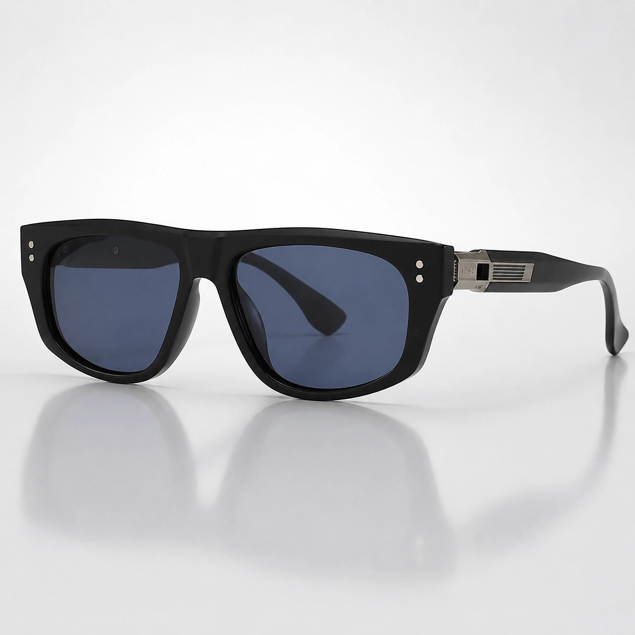 Halcor Brava Sunglasses — C2 Black Frame Blue Film (sunglasses hero)