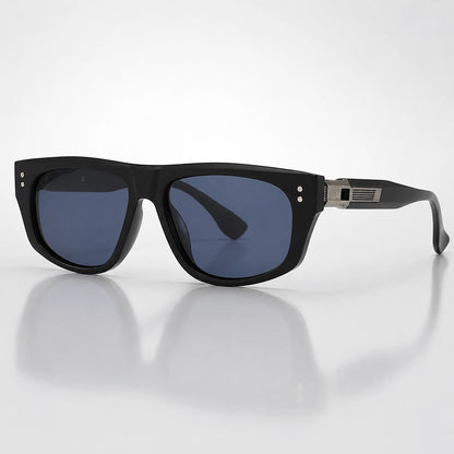 Halcor Brava Sunglasses — C2 Black Frame Blue Film (sunglasses hero)