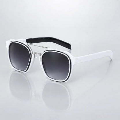 Drava Corso Sunglasses — C2 Bright Black And White (sunglasses hero)