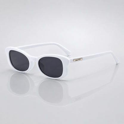Pelora Rivena Sunglasses — C2白框黑灰片 (sunglasses hero)