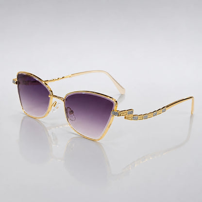 Quelsa Cat-Eye Sunglasses — C3双灰 (sunglasses hero)