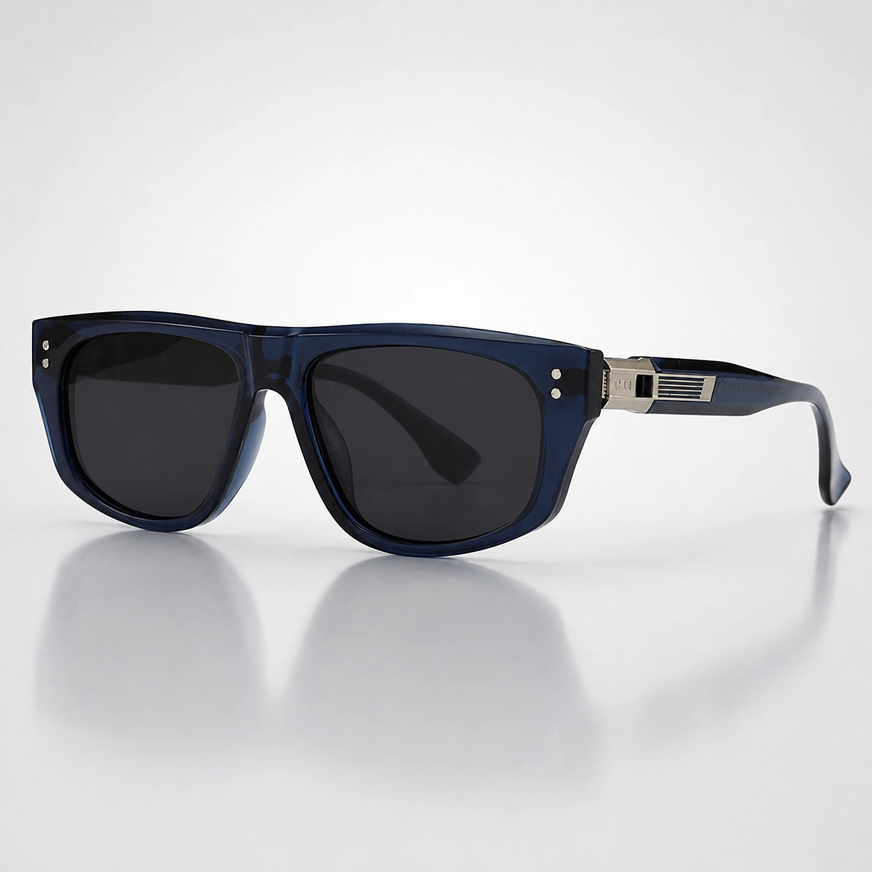 Halcor Brava Sunglasses — C4 Dark Blue Black Gray (sunglasses hero)