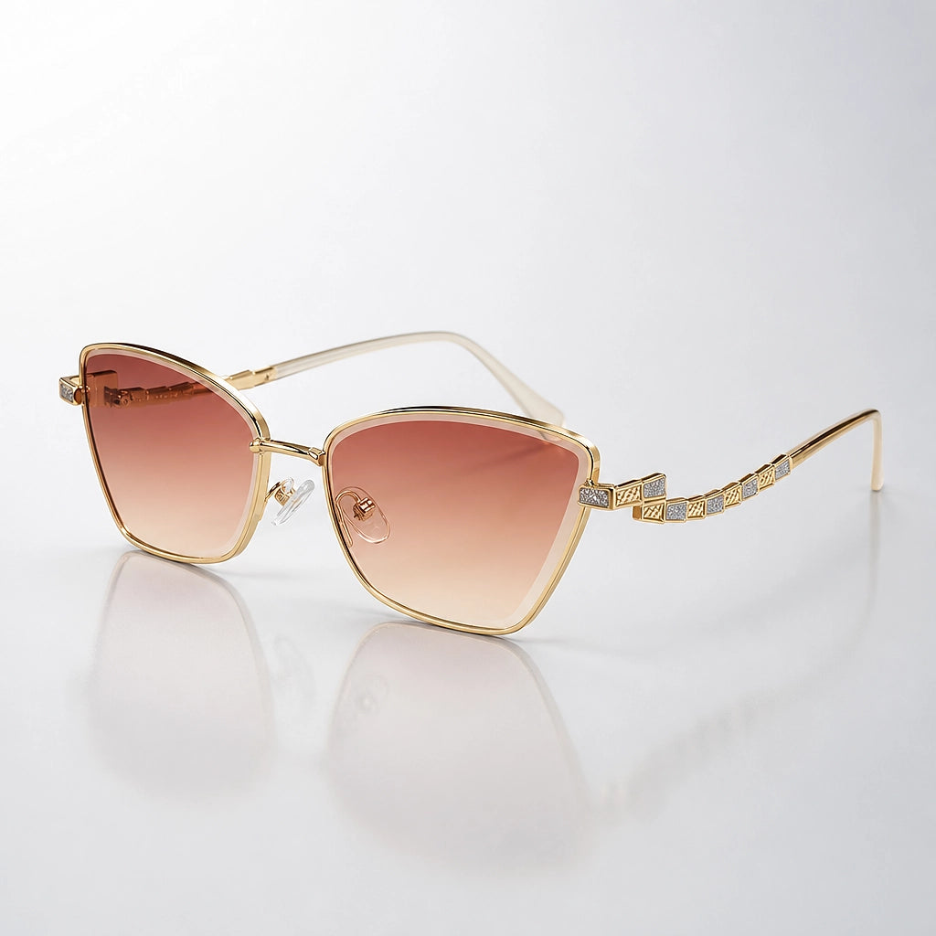 Quelsa Cat-Eye Sunglasses — C4双茶 (sunglasses hero)