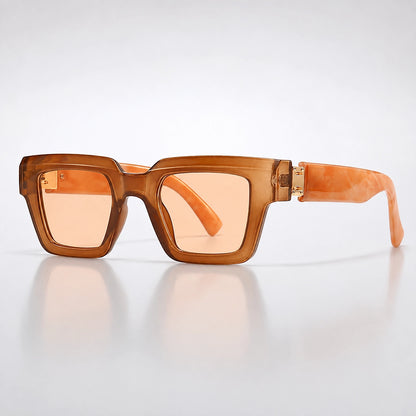 Darven Maleo Sunglasses — C5 Orange Frame Light Orange (sunglasses hero)
