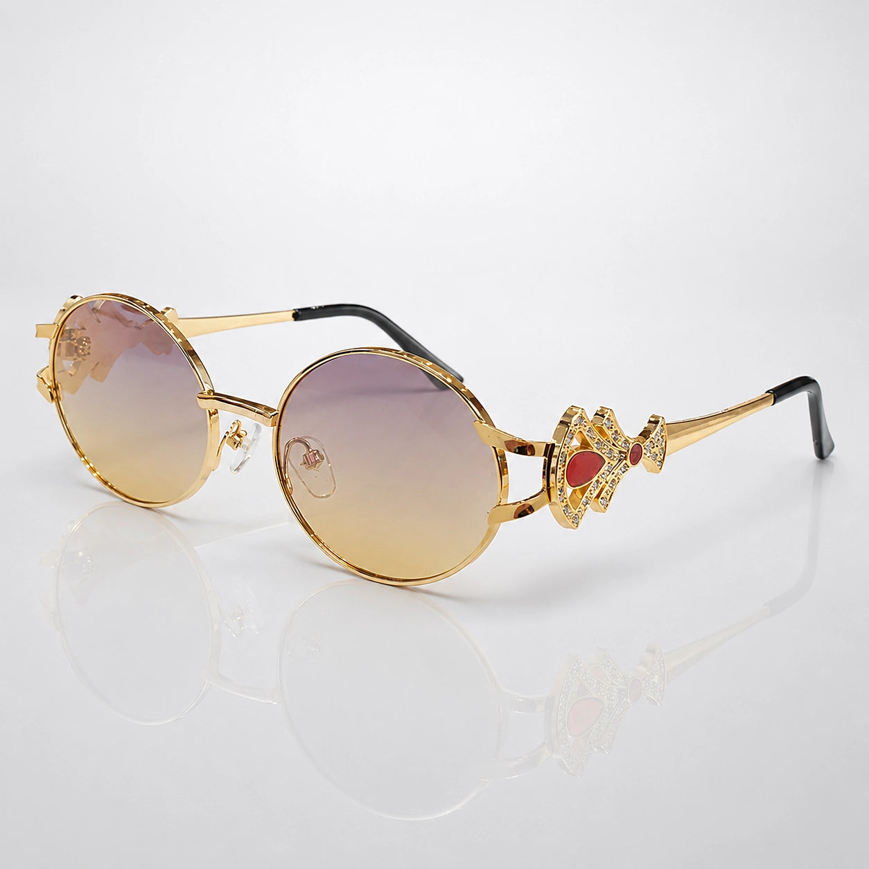 Caspian Riviera Sunglasses — C6 Gray Yellow (sunglasses hero)