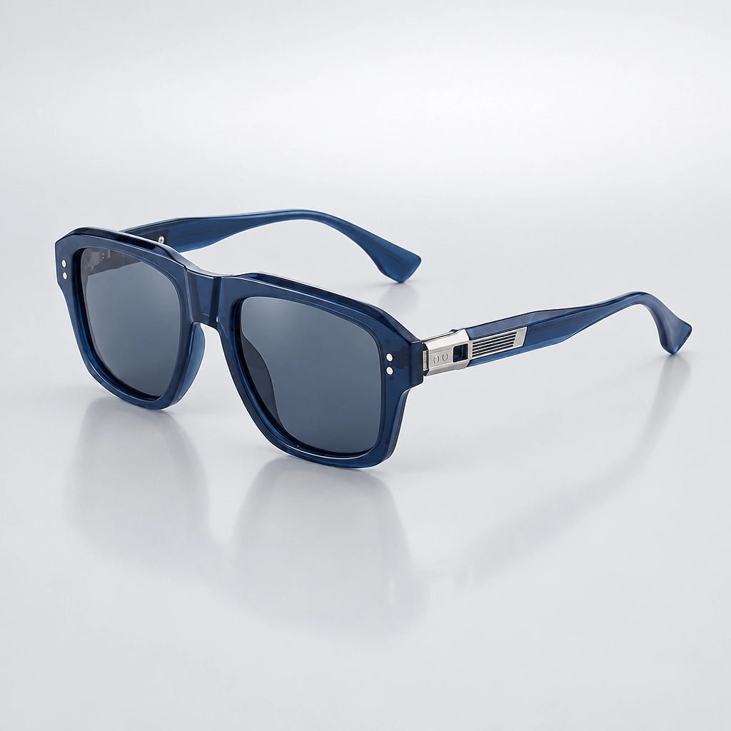Dravon Corsair Sunglasses — C6 Transparent Blue (sunglasses hero)