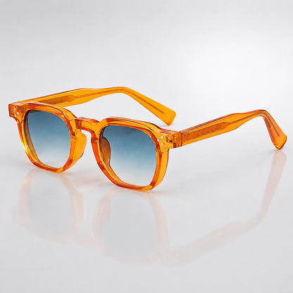 Quivo Bastia Sunglasses — Champagne Gradient Green (sunglasses hero)