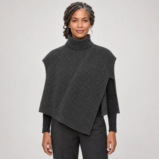 Broden Wool Blend Sweater — Charcoal (apparel front)