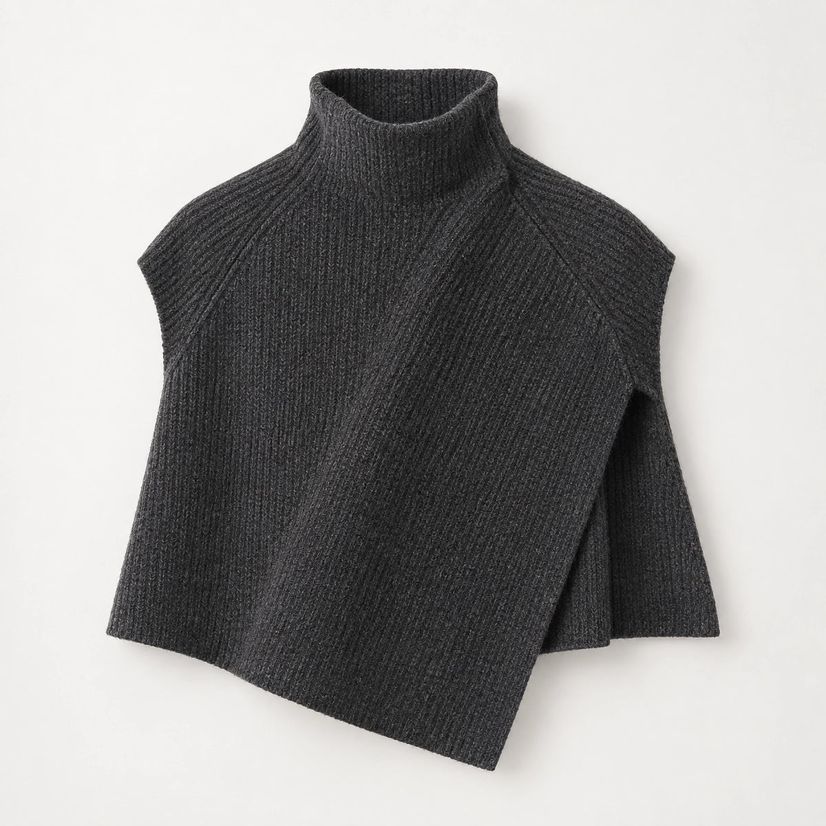 Broden Wool Blend Sweater — Charcoal (apparel solo)