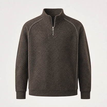 Dekoro Wool Blend Pullover — Charcoal (apparel solo)
