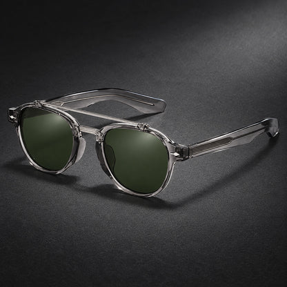 Dauro Phobyx Sunglasses — Clear-grey/green (sunglasses hero)