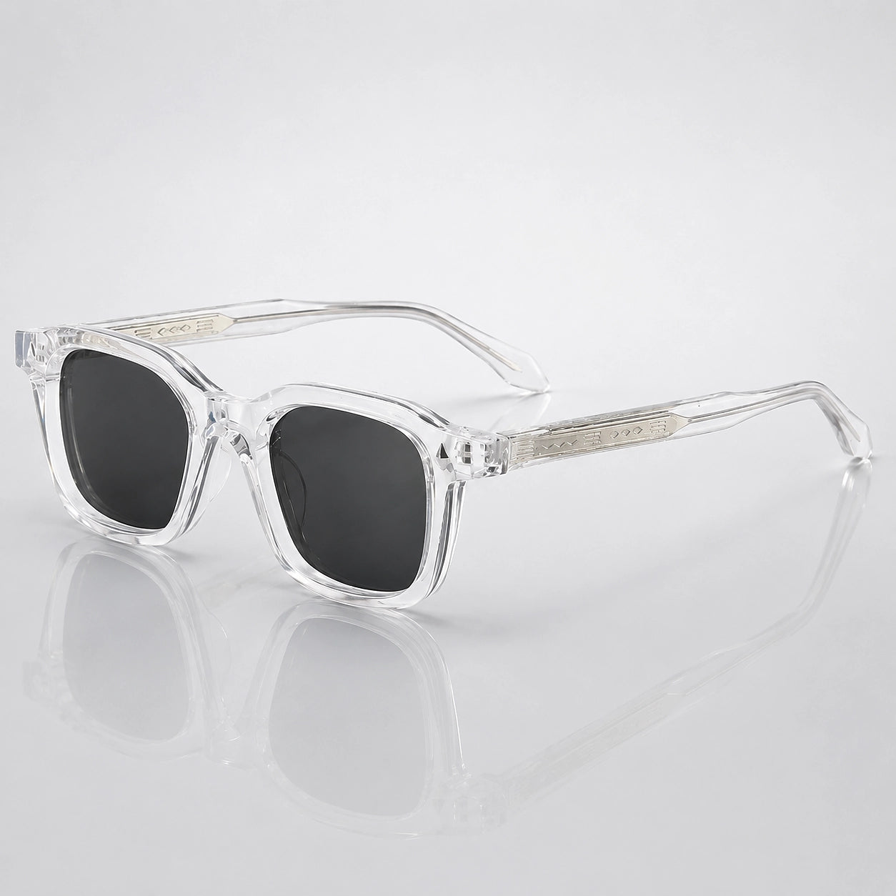 Delvano Corso Sunglasses — Clear (sunglasses hero)