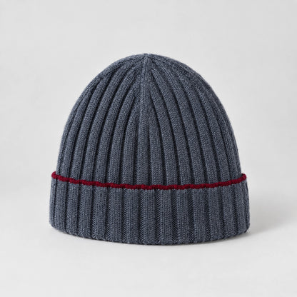Dalton Wool Beanie — Dark Gray (headwear solo front)