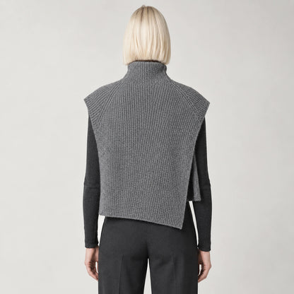 Broden Wool Blend Sweater — Gray (apparel back)