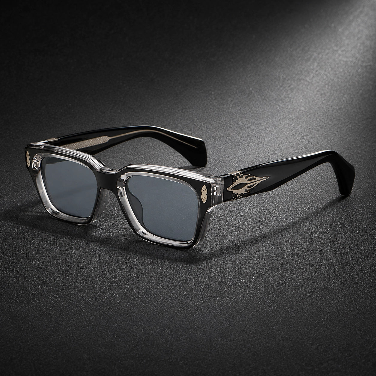 Halvero Torino Sunglasses — Gray & Black (sunglasses hero)