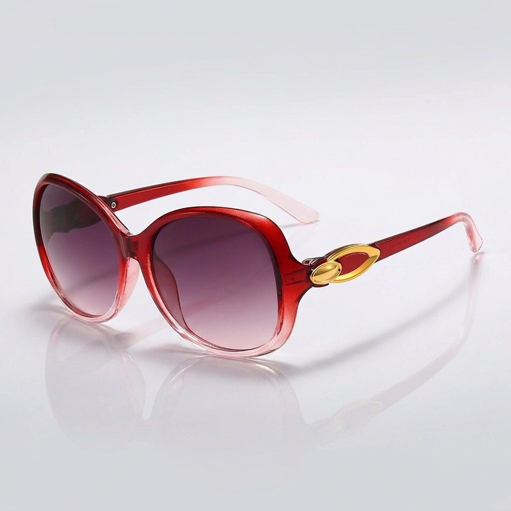 Floreau Solene Sunglasses — Gray Frame Fade To Gray Film (sunglasses hero)