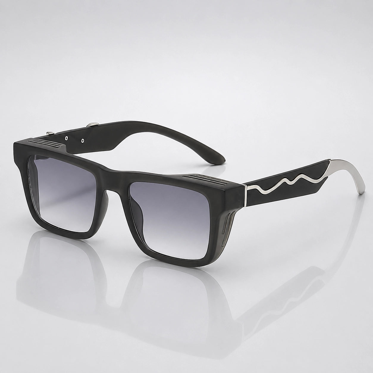 Halvon Ridgeway Sunglasses — Gray Frame Gray Piece (sunglasses hero)