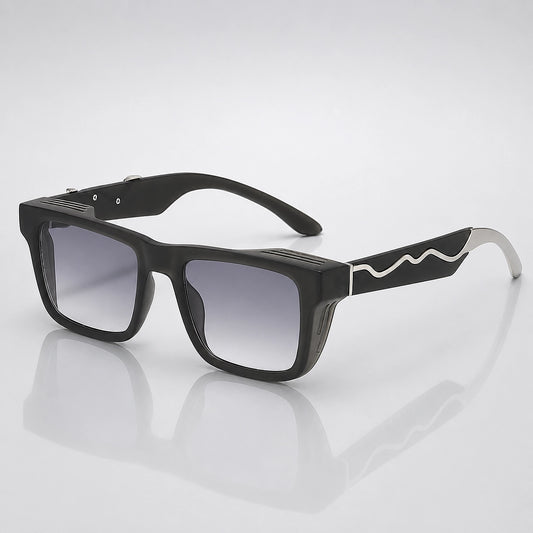 Halvon Ridgeway Sunglasses — Gray Frame Gray Piece (sunglasses hero)