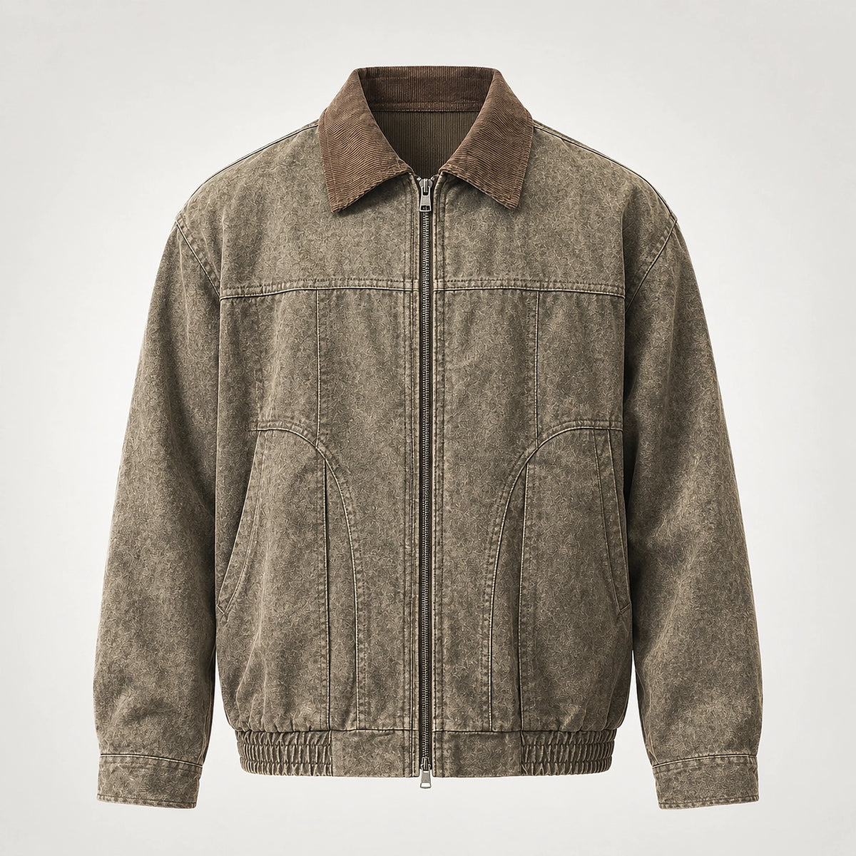 Drexel Cotton Washed Jacket — Gray Khaki (apparel solo)