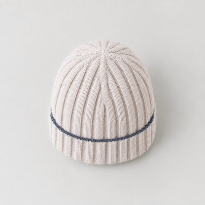 Dalton Wool Beanie — Ivory (headwear solo alt)