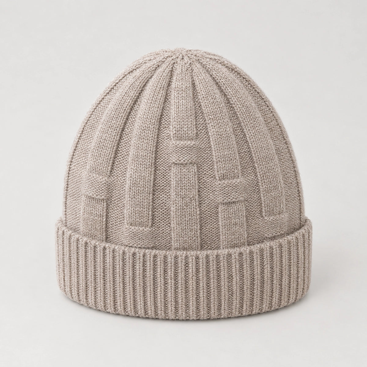 Drummond Wool Beanie — Khaki (headwear solo alt)