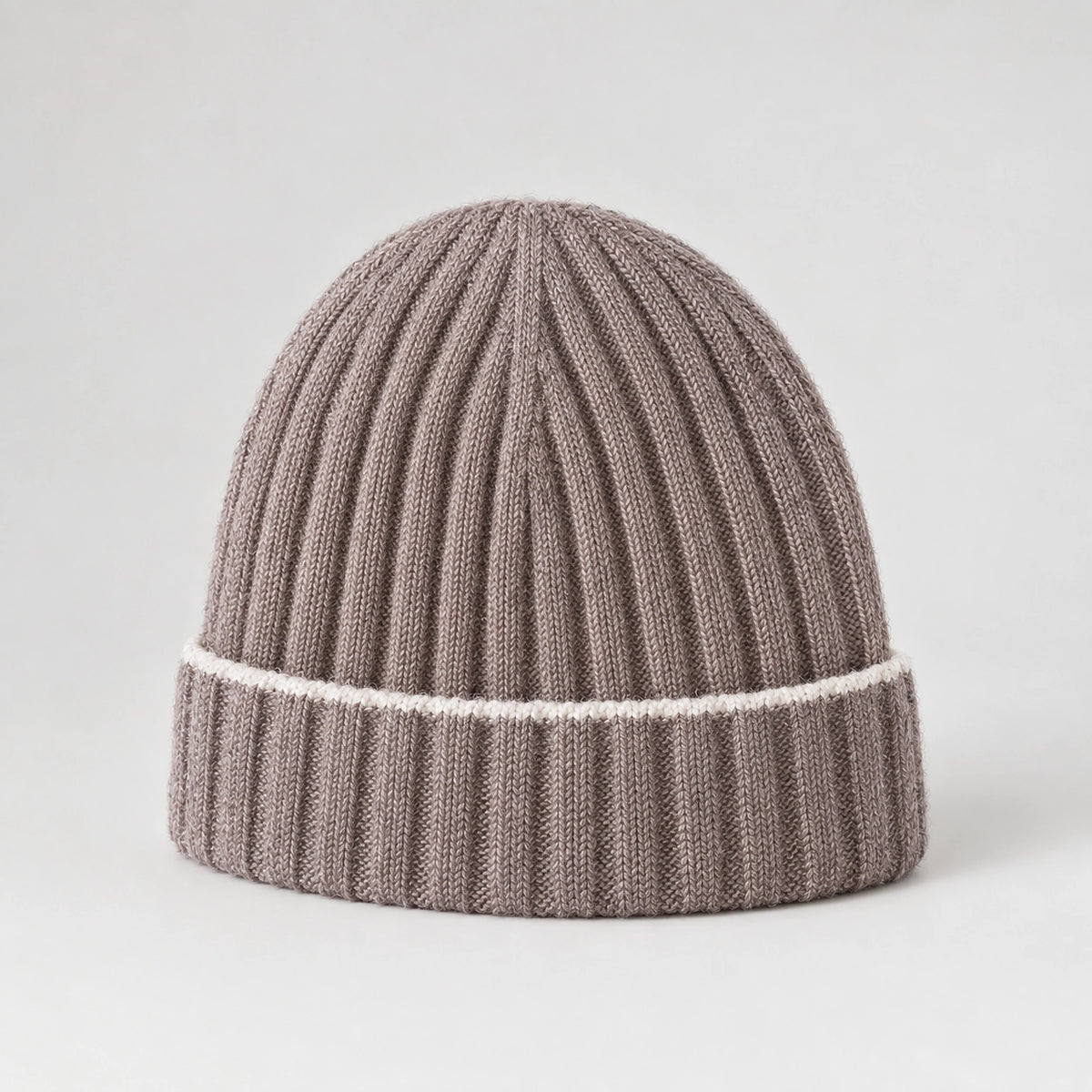 Dalton Wool Beanie — Khaki (headwear solo front)