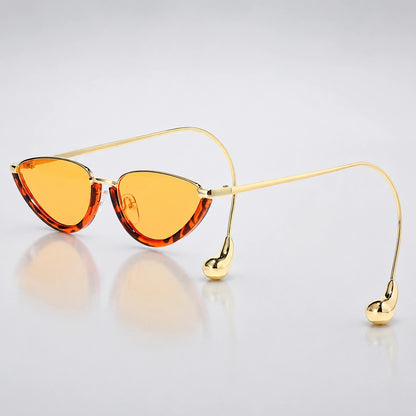 Halvra Cat-Eye Sunglasses — Leopard Print Frame Orange Slices (sunglasses hero)