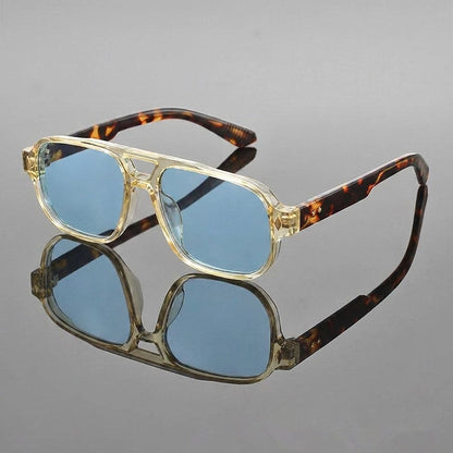 Quelro Aviator Sunglasses — Light Blue (match anchor 1)
